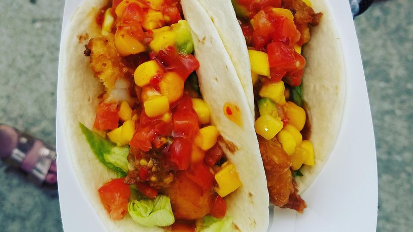 El Meson's fish tacos will be served at Taco Fiesta at the Fraze on June 30, 2019.