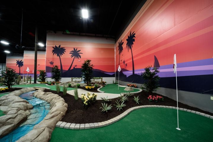 PHOTOS: Take a sneak peek at Scene75's new Sunset Island mini-golf course