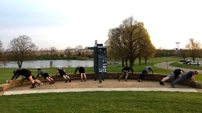 Delco Park, in Kettering, is one of three locations for free F3 Dayton workouts - Contributed