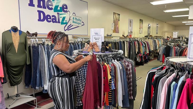 Zontaye Richardson (pictured) is the owner of TheZe DealZ- A Thrifty Boutique, located at 3183 W. Siebenthaler Drive Suite C in Dayton.