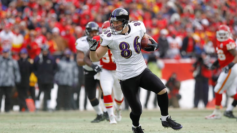 Todd Heap (86) played for the Baltimore Ravens and Arizona Cardinals during his NFL career.