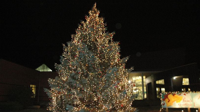 Many northern Dayton suburbs are hosting Christmas events in the coming weeks. This is a file photo from Vandalia’s tree lighting. CONTRIBUTED
