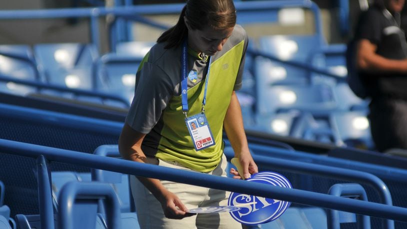 Volunteers are needed for the Western & Southern Open held at the Lindner Family Tennis Center in Mason, Ohio. MICHAEL D. PITMAN/STAFF FILE PHOTO