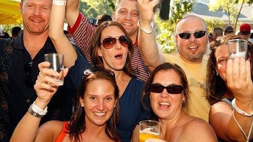 Happy beer drinkers at a past AleFest Dayton. The 21st annual AleFest takes place Aug. 24  in downtown Dayton.
