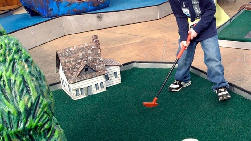 A new exhibit at the Boonshoft Museum of Discovery will allow families to enjoy a game of miniature golf at the same time they re learning important environmental lessons. CONTRIBUTED