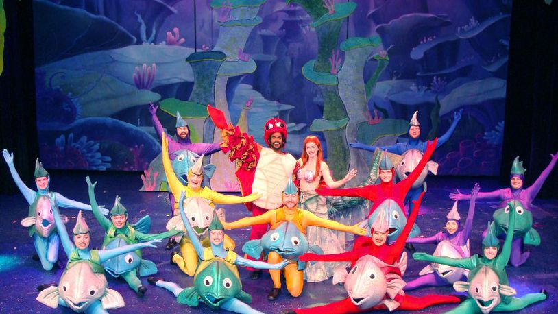La Comedia Dinner Theatre's production of Disney's "The Little Mermaid" continues through Aug. 15 in Springboro. CONTRIBUTED