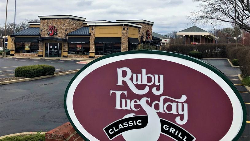 The Ruby Tuesday restaurant chain filed for reorganization bankruptcy on Oct. 7, 2020, but its CEO vowed that company would come back stronger. MARK FISHER / STAFF