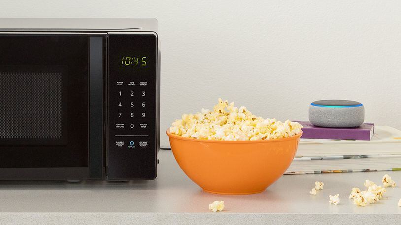 Amazon’s new microwave supports voice-activated cooking.