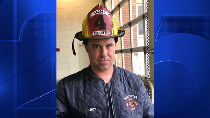 Massachusetts firefighter Christopher Roy, 36, died after battling a multi-alarm fire in Worcester on Sunday morning, the Worcester Fire Department announced.