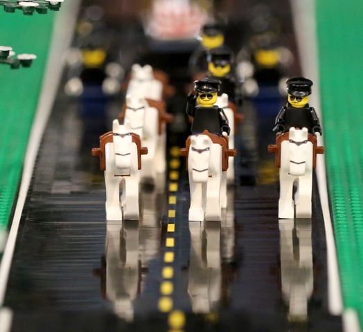 PHOTOS: A million LEGO bricks honor veterans in display at the Air Force Museum