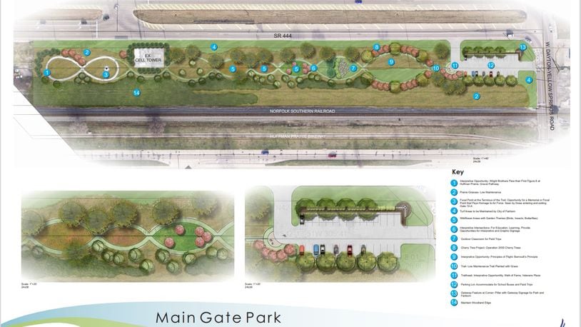 Main gate park rendering. Courtesy of Rob Anderson.