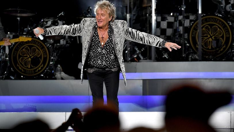 NEW YORK, NY - AUGUST 07:  Rod Stewart performs at Madison Square Garden on August 7, 2018 in New York City.  (Photo by Michael Loccisano/Getty Images)