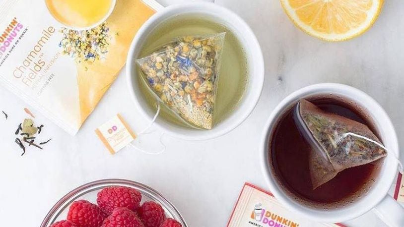 Dunkin' Donuts offers free samples of its flavored tea for National Tea Day. CONTRIBUTED