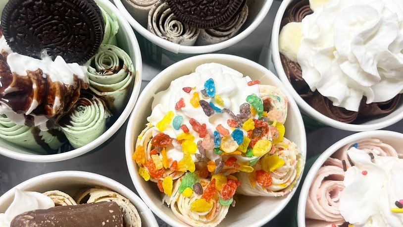 I Heart Ice Cream, a Thai-inspired rolled ice cream business, is opening a brick-and-mortar location in Dayton’s Wright Dunbar District (FACEBOOK PHOTO).