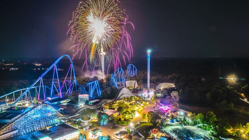 Kings Island in Mason won second place for "Best New Show" at the annual international Golden Ticket Awards for its "Fun, Fireworks, and Fifty Nighttime Spectacular" that was displayed nightly at the park throughout the 2022 season. CONTRIBUTED