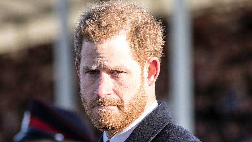 Prince Harry avoided answering a question about the Obamas being invited to his May nuptials to Meghan Markle.
