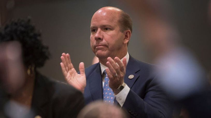 ANNAPOLIS, MD -  U.S. Rep. John Delaney (D-MD) at a pre-session Democratic legislative luncheon in Annapolis, MD on January 10, 2017.