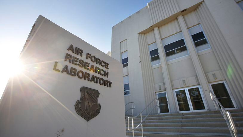 FILE: The Air Force Research Laboratory headquarters at Wright-Patterson Air Force Base. The AFRL has a workforce of more than 10,000 worldwide, with 60 percent based here. TY GREENLEES / STAFF
