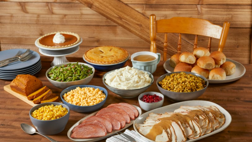 Bob Evans, located across the Miami Valley, is offering complete holiday meals to-go. CONTRIBUTED
