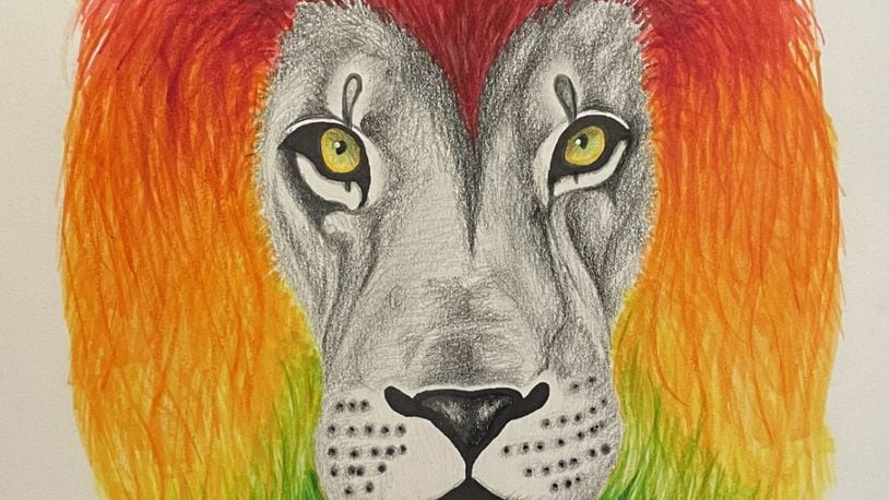 Pride Pride by Rylee Richards is part of PRIDE2022 exhibit opening Wednesday at Dayton Metro Library.