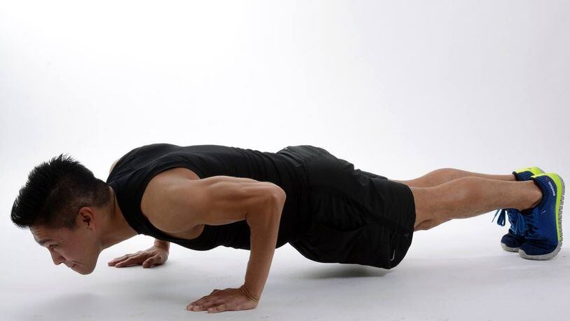 Planking is an exercise very similar to a push-up.