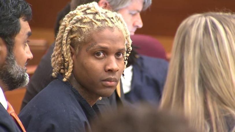 Lil Durk in court Friday (WSBTV.com)
