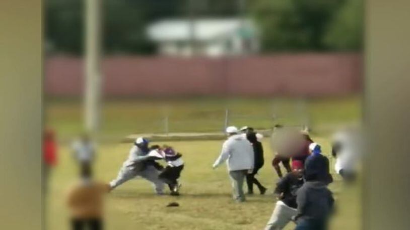 Police are investigating a fight involving coaches, parents and players during a youth football game  in Georgia.