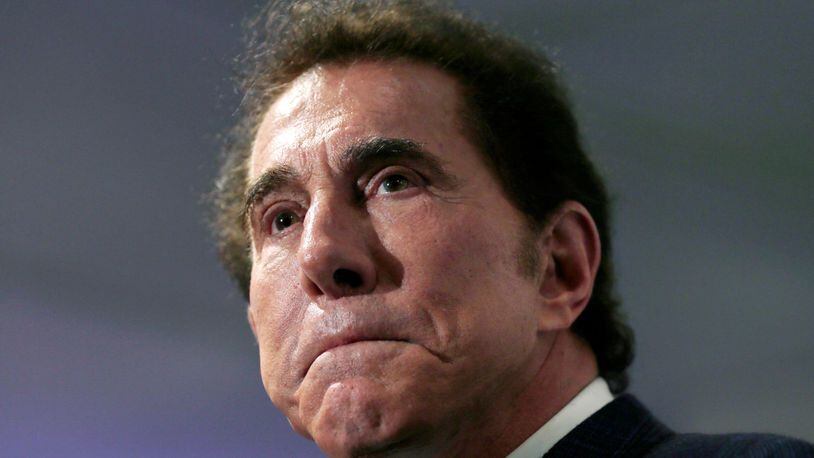 FILE - This March 15, 2016, file photo, shows casino mogul Steve Wynn at a news conference in Medford, Mass. Wynn Resorts is denying multiple allegations of sexual harassment and assault by its founder Steve Wynn, describing it as a smear campaign related to divorce proceedings from his ex-wife. The Wall Street Journal reported Friday, Jan. 26, 2018, that a number of women say they were harassed or assaulted by the casino mogul. Wynn denied the allegations personally in a printed statement. (AP Photo/Charles Krupa, File)