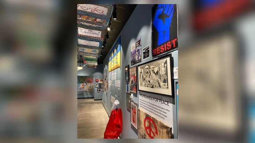 “The [Dis]Information Age” exhibit at the International Peace Museum in downtown Dayton is the museum’s largest yet. CONTRIBUTED