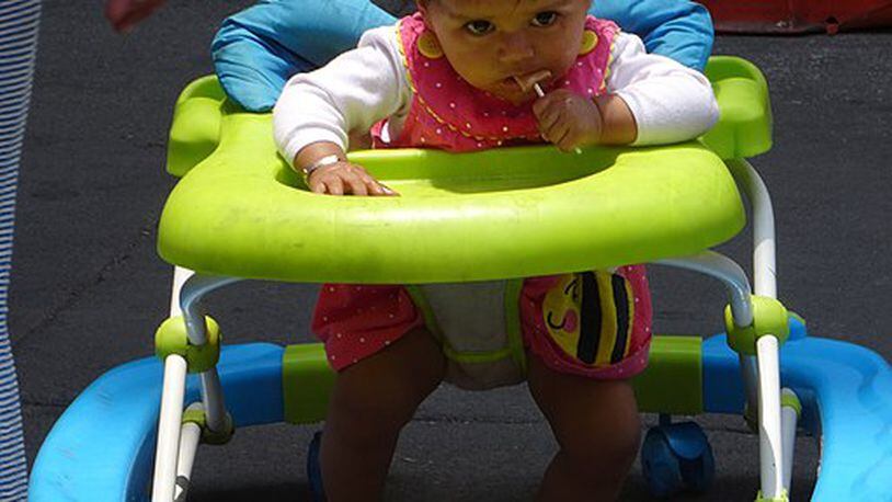 A new study published Monday said that 9,000 babies in the United States are injured in infant walkers every year.