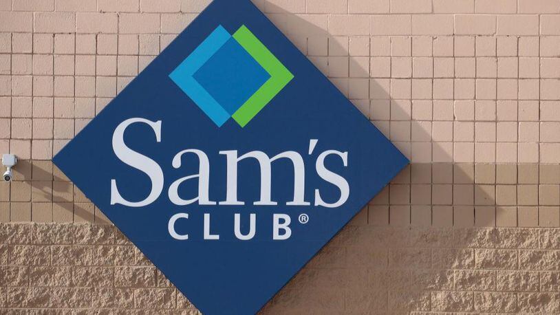 A Sam's Club sign with the store’s logo is pictured here.