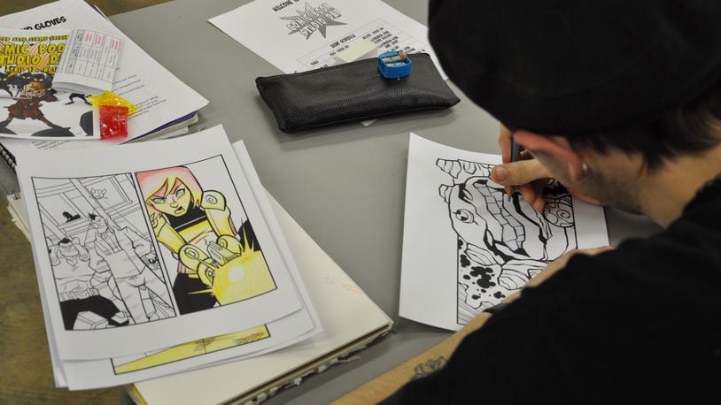 Learn the basics of the comic book art form from professional illustrators Adam Fields and Uko Smith. Contributed photo