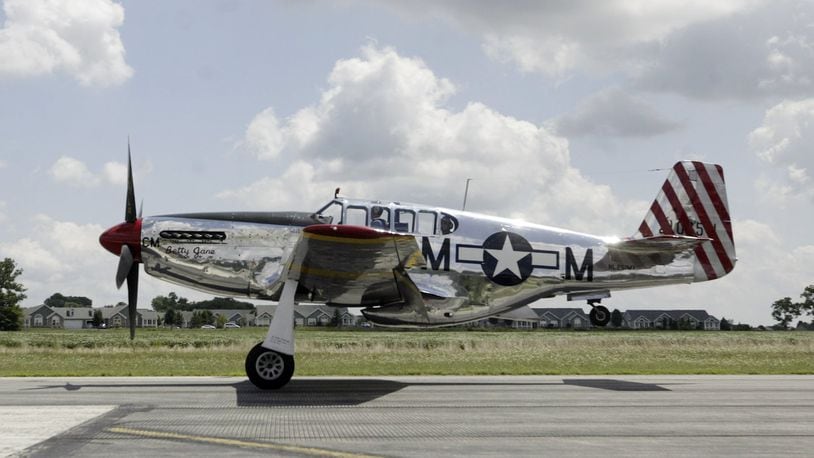 A P-51 Mustang on a past Wings of Freedom tour at Dayton-Wright Brothers Airport. The tour last trekked to the Miami Valley airport in 2013. STAFF FILE PHOTO