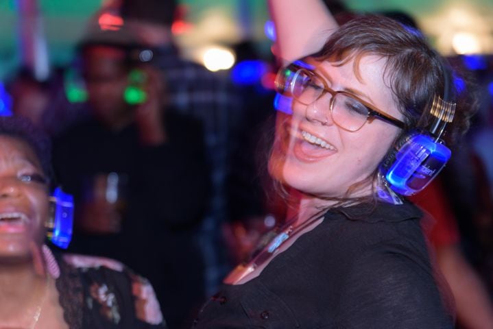 PHOTOS: Did we spot you at Dayton's New Year's Eve Ball Drop and Silent Disco at Yellow Cab Tavern?