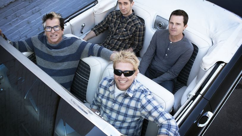 The Offspring, (clockwise from bottom right), Dexter Holland, Noodles, Greg K. and Pete Parada), and co-headliners 311 bring the Never-Ending Summer Tour to Rose Music Center in Huber Heights on Tuesday, Sept. 4. CONTRIBUTED