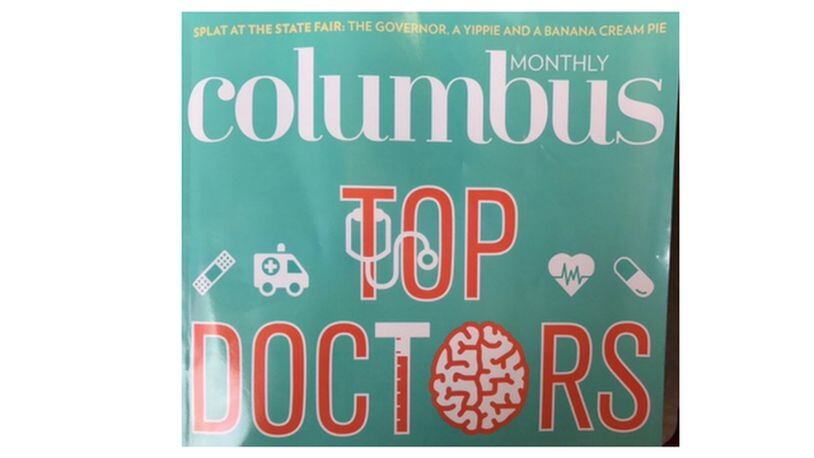 The cover of a current edition of Columbus Monthly magazine, which the magazine has asked retailers to pull from their shelves.
