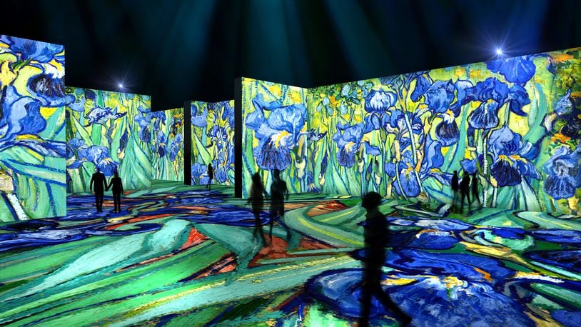 An immersive exhibit featuring the art of Vincent Van Gogh opened in July at The Lume Indianapolis. It takes up an entire floor at Newfields, the city’s major art museum. CONTRIBUTED