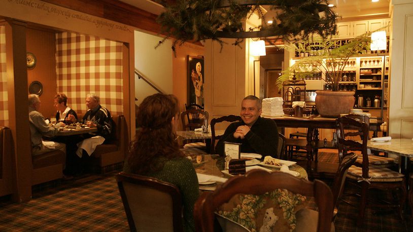 This photo shows the dining room of the Coldwater Cafe in Tipp City in 2010. Staff file photo by Jim Witmer