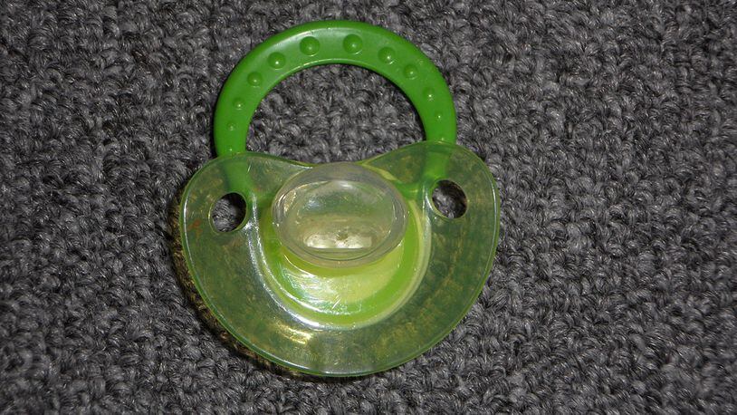 Vets think Mortimer had been taking the pacifiers from Shanahan's two children over the course of months. (File photo via Pixabay.com)