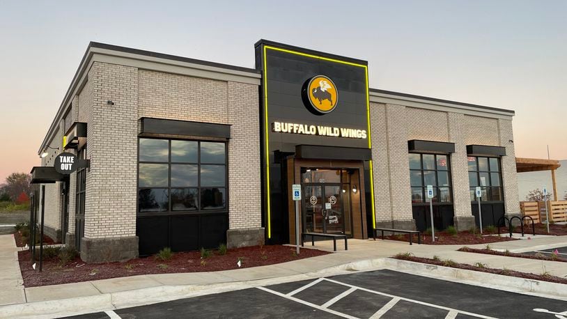 The Dayton area’s newest Buffalo Wild Wings is opening Monday, Nov. 6 at 104 Hospitality Drive in Xenia. NATALIE JONES/STAFF