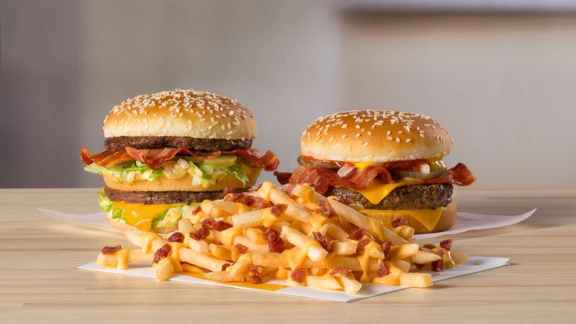 McDonald's is launching Cheesy Bacon Fries, the Big Mac Bacon burger and the Quarter Pounder Bacon burger on Jan. 30 for a limited time at participating U.S. restaurants.