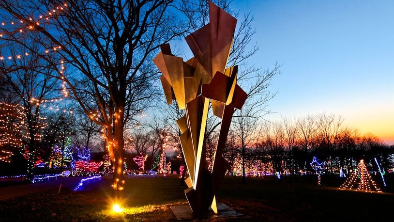 Holiday Lights on the Hill at Pyramid Hill offers an experience that brings art and nature together. The attraction is open Nov. 16 through Jan. 1.