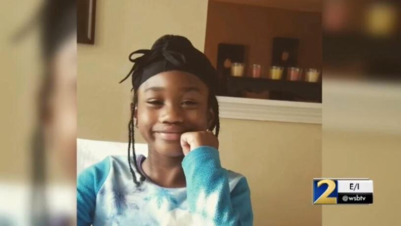 Mariasia Thomas, 7, died after she was hit in the head by a stray bullet while sitting on the couch in her foster home.