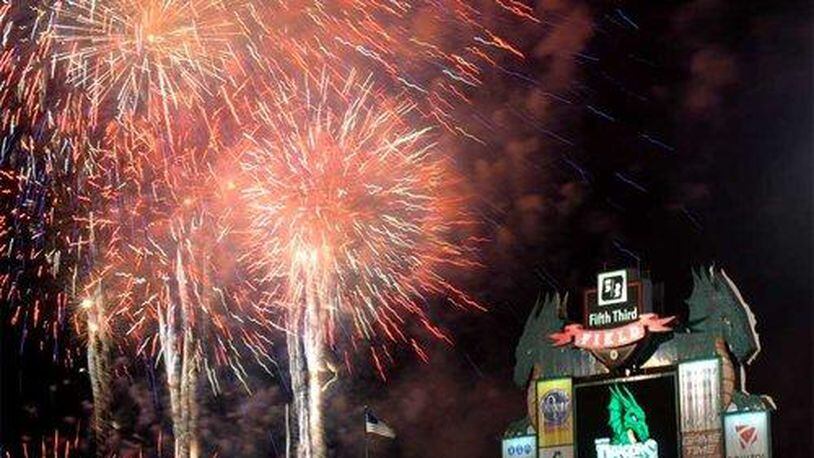 The Dayton Dragons will be adding a fireworks show after their game on July 4, 2018. (Contributed photo by Nick Falzerano)
