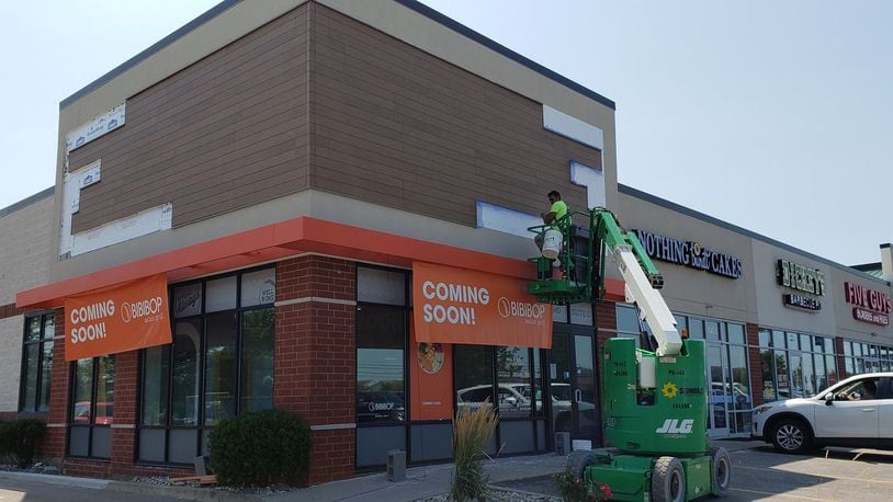 BIBIBOP Asian Grill is slated to hold a grand opening Wednesday, Sept. 4, 2019. The chain s restaurants operate with a fast-casual, build-your-own service concept similar to Chipotle. ERIC SCHWARTZBERG/STAFF
