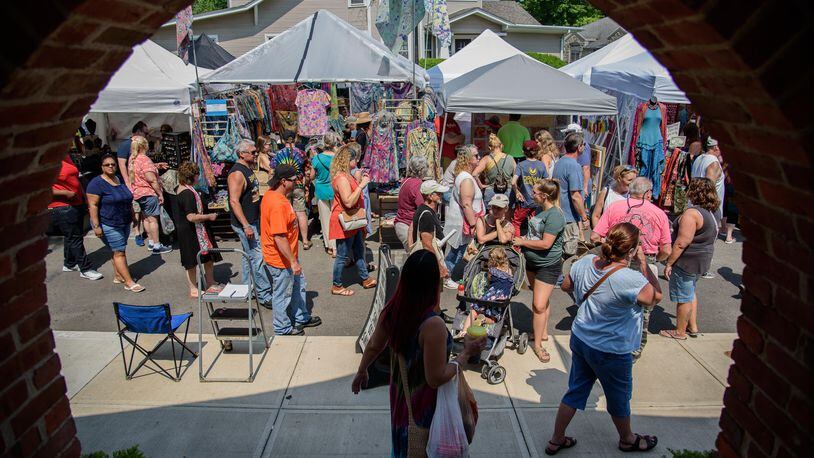 Here’s who we spotted enjoying music, crafts, food and entertainment and shopping at the Yellow Springs Street Fair on Saturday, June 9, 2018. (Tom Gilliam, contributing photographer)