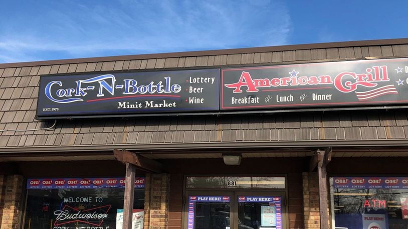 The Cork-N-Bottle Minit Market and American Grill in Centerville is for sale.