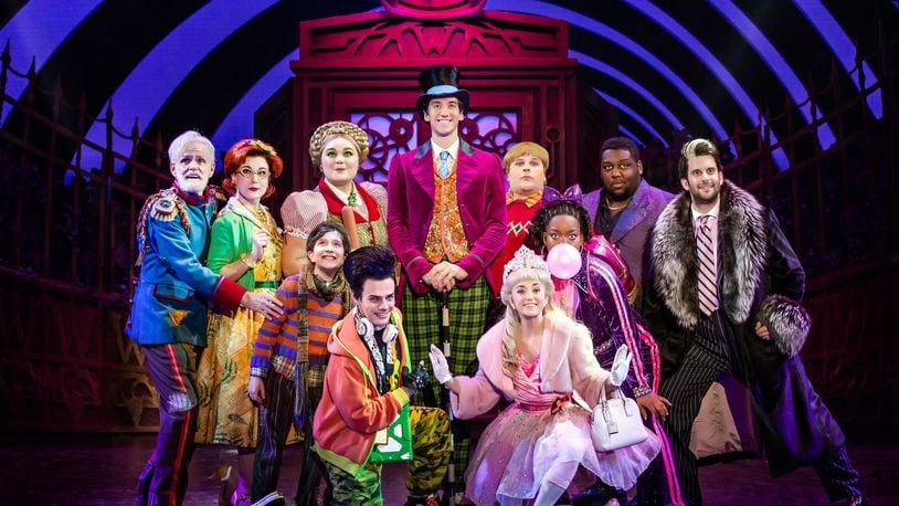 The cast of "Charlie and the Chocolate Factory," which will be held May 26-28 at the Schuster Center.