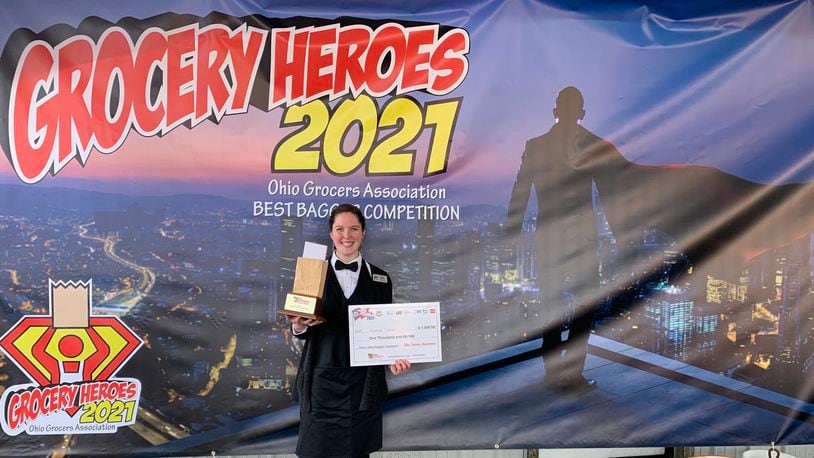 Katie West, an associate at Dorothy Lane Market’s Oakwood store of more than five years, earned herself a spot on the national stage on Monday, Feb. 28 by placing first at last summer’s Ohio’s Best Bagger Competition. This is West’s second return to the national competition, after she bested 21 contenders to finish 2nd in 2020 in San Diego, California.