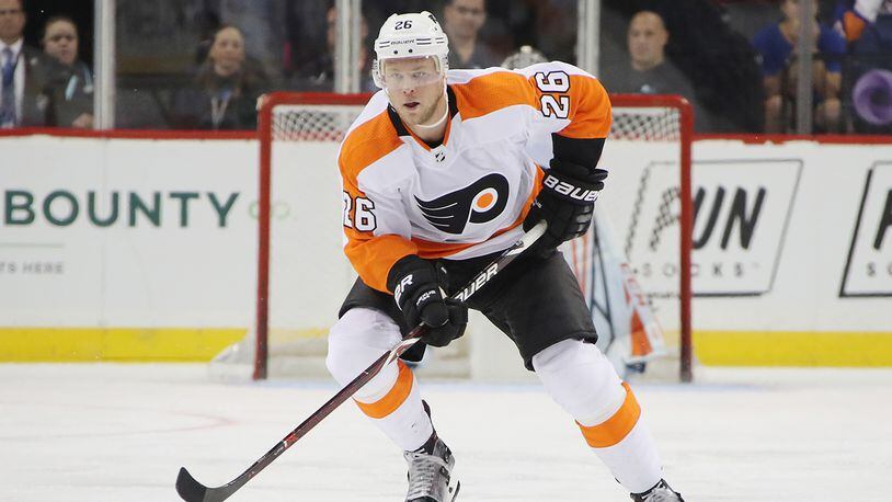 File photo: Christian Folin #26 of the Philadelphia Flyers (Bruce Bennett/Getty Images)